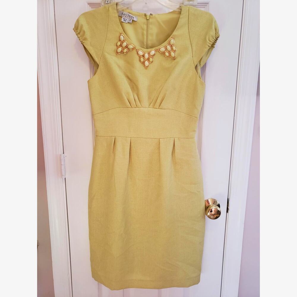 KAY UNGER embellished dress sz 4